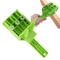 Chế biến gỗ dáng suông rách đấm định vị tự làm mộc khoan doweling dụng cụ cầm tay cho chế biến gỗ (Màu Vàng). 