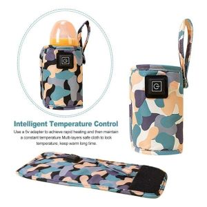 Aoduoyaya USB Milk Water Warmer Travel Stroller Insulated Bag Baby Nursing Bottle Heater Safe Kids Supplies for Outdoor Winter