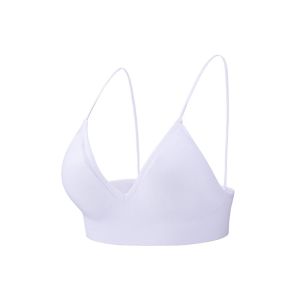 YOCKY Thoáng khí Cup tam giác Đẩy Lên Không xương Thể thao Áo Ngực Phụ Nữ Crop Top Sâu V Bralettes Tập thể dục Yoga Hàng Đầu