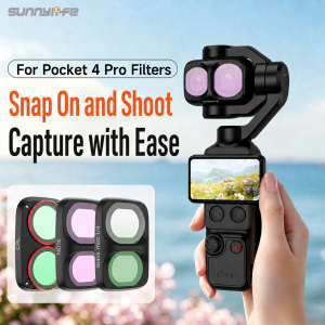For DJI Osmo Pocket 4 Pro Lens Filter Kit UV CPL ND16 VND Professional Filters Specifically for Action Cameras