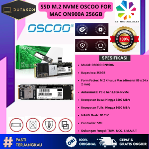 SSD M.2 NVME OSCOO FOR MAC ON900A 256GB
