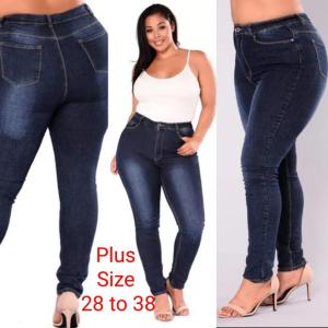High waist PLUS SIZE fashion jeans for women good quality stretchable 802