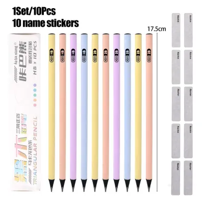 10Pcs/Box Professional Drawing Sketching Pencils HB/2B Black Lead Shading Painting Graphite Pencil for Beginners Artists