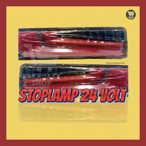 Lampu Stoplamp Rem Belakang Truck 24Volt Model Hoki - 1 Set