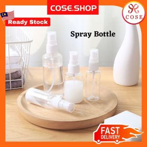 COSE Transparent Empty Spray Bottle Sanitizer Spray Bottle PET Spray Botol 30ml 50ml 100ml Plastic Bottle Cosmetic Bottle