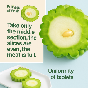 Bitter Melon Crisp Slices Farmers Soaking Snacks