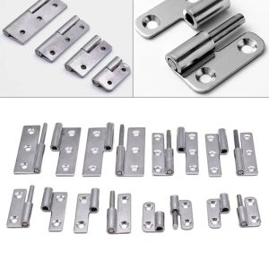 DISPROOF VOYAGE76GE1 1Pcs Window Accessories Detachable Hinge 1.5/2/2.5/3/4 Inch 304 Stainless Steel Removable Hinge Durable Flag Shape Door Hinges Window Door Cabinet Cupboard