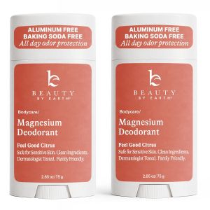 Aluminum Free Deodorant for Men & Women - USA Made with Natural & 55% Organic Ingredients Fresh Long-Lasting Odor Protection Baking Soda Free Non-Irritating Magnesium Deodorant Sensitive Skin Safe