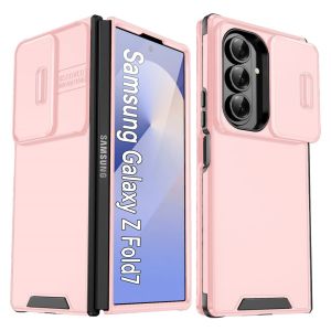 for Samsung Galaxy Z Fold 7 Case with Slide Camera CoverDual Layer Matte Hard Heavy Duty Rugged Shockproof Phone Case for Samsung Z Fold 6 CaseZ Fold 5 CaseZ Fold 4 Case