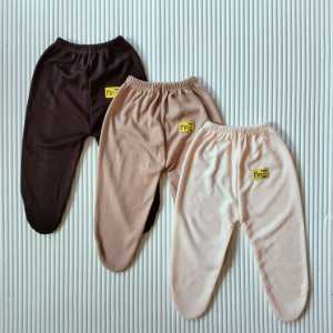 3 Pcs Celana Tutup Kaki Bayi Baru Lahir Panjang New Born NN Baby