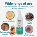 😻Doctor recommended😻Pet skin treatment spray 200ml Pet skin care spray Pet antibacterial spray Effective Solve the skin itching, fungus, moss, hair loss, herpes, Dog skin disease cure Mange treatment for dogs and cat Pet wound spray. 