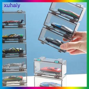 xuhaiy Car Toys Hot Wheels Transparent Dustproof Carro Model Collection Display Combinable Acrylic Storage Box For Boys Gift