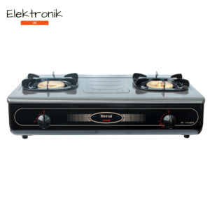 Kompor Gas Rinnai RI 712BGX Tornado Big Flame Stainless Steel