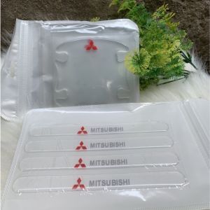 Bộ 10 Miếng Dán Silicon Chống Xước Hõm Cửa Tay Nắm Cửa Gương Có Logo Hãng Xe