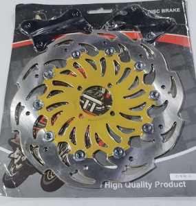 [MDEPOT] MOTORCYCLE 4HOLES DISC PLATE WITH BRACKET FOR MIO SPORTY