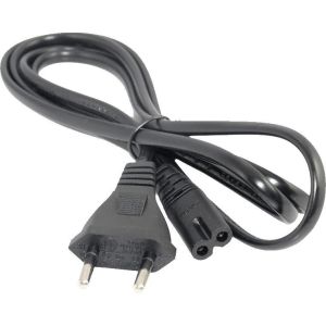 Dây nguồn đen Dây nguồn số 8 loại tốt sợi dây to dài 1 mét