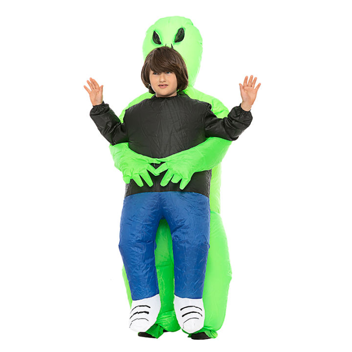 Alien Inflatable Monster Costume Terrible Green Alien Role Play Costume ...