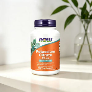 NOW Potassium Citrate 99mg Halal JAKIM Certified 180 Vegan Capsules Daily Mineral Nutrient Maintain Healthy Muscular Contraction & Stable Internal pH 100% Original Ready Stock