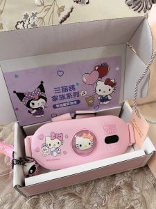 [TẶNG STICKER] Đai Massage Làm Ấm Bụng Hello Kitty- Đai Massage Bụng Kinh Kèm Hộp Quà - 3 Chế Độ Rung - 3 Mức Độ Nhiệt may  massage omron