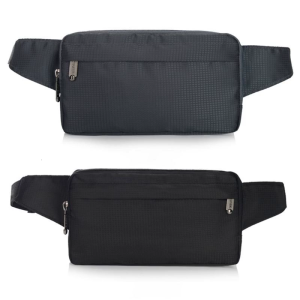 Men Nylon Belt Bum Waist Phone Pouch Fanny Pack Crossbody Shoulder Sport Zip Bag