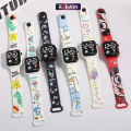 Rokeet Jam Tangan Digital Anak LED Screen Strap Kartun Lucu. 