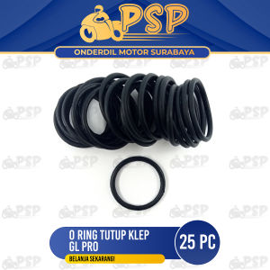 Oring Tutup Klep GL Pro (Harga 25 PC) - O Ring Seal Karet Cap Tap Tappet Payung Honda Megapro Tiger