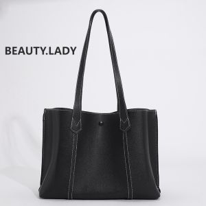 Tas Tote bag Wanita Kulit Kapasitas Besar - Totebag Kulit - Tas Wanita - Tas Wanita Kekinian 2023 - Tas Pengajian - Tas Bahu Wanita BAO073