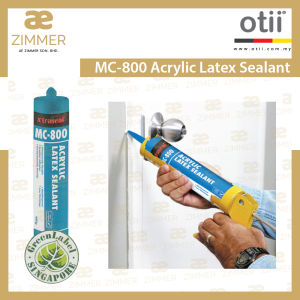 AE Zimmer Otii MC-800 Acrylic Latex Sealant_White (10480) MC-800 丙烯酸乳胶密封胶_白色 (10480)-1Bottle Only 1pack is 3Bottles & 1pack is 6Bottles