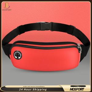【HOSPORT】Lightweight Running Bag Waterproof Sports Fanny Pack Mobile Phone Bag with Adjustable Strap Sports Waist Pack Dual-Layer