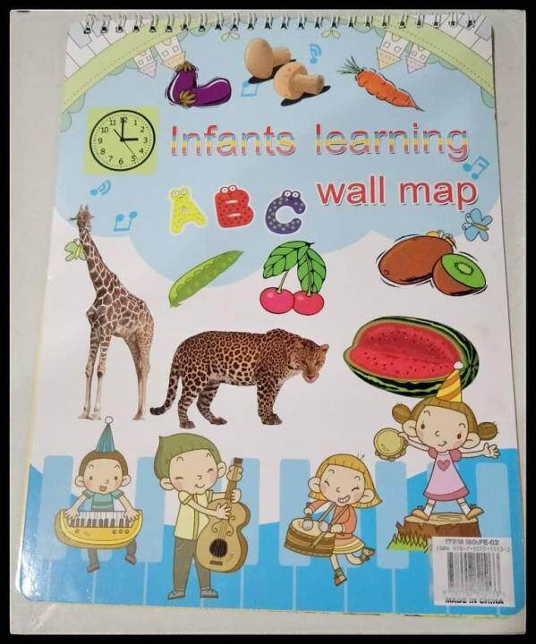 Kids Infants Early Learning ABC English And 123 Maths Flip Chart