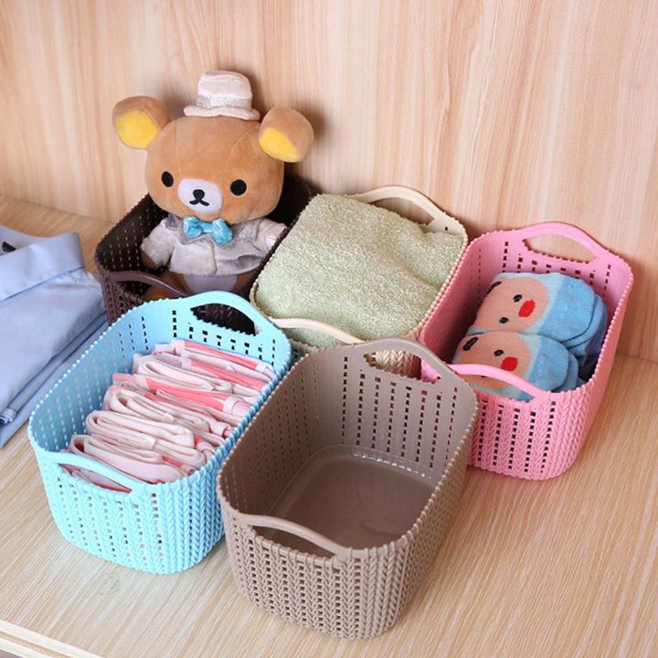 Multipurpose Plastic Rattan Storage Basket | Lazada PH