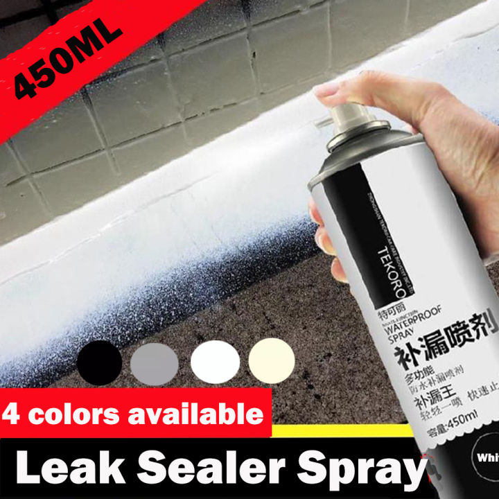 LEAK STOPPER Black Roof Sealant Spray - 18-oz Waterproofing Solution for  Roof Leaks - Quick and Easy Application in the Roof Sealants department at