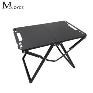 โต๊ะตั้งแคมป์พับได้สำหรับปาร์ตี้และงานกิจกรรมกลางแจ้ง ขาแบบขาตั้งแข็งแรง น้ำหนักเบาและง่ายต่อการจัดเก็บ