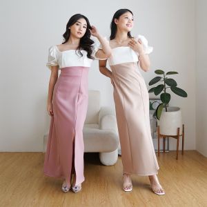 Dress Slit Maxi Ohana/Dress wanita/Murah