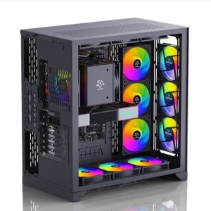 SVSAKZ168 Low Noise Computer Case Fan 120mm Quiet Motor PC Cooling Fan Standard Colorful CPU Cooler Fan PC