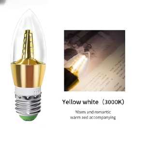 LAMPU CANDLE 5W LED BOHLAM 5WATT E27 PUTIH KUNING TERANG BAGUS JAGUNG SUSU LAMPU HIAS SUPER TERANG