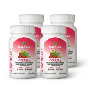 Oxeagle 1100kcal Calory Balance | Daily Energy & Metabolism Support | Herbal Wellness Supplement | Made in Spain