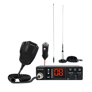 Retevis MB3A MB63A AM FM CB Radio 40 Channels 12V/24V Emergency Channel 9/19 Public Address (PA) Function ASQ/SQ 27Mhz Mobile Radio for Truckers Fishing boats Vans Lorry Long Range
