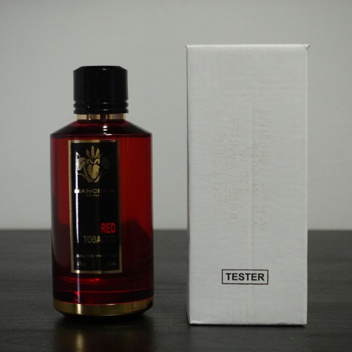 red tobacco mancera tester Mancera Red Tobacco / Roses Vanille / Cedrat Boise Tester Unit 120ml EDP  Warm & Spicy Fragrance Family Decant 10Ml Tester Unit - Lazada