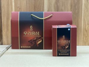 [Hàng chính hãng] Nước hồng sâm Woori Hàn Quốc Hộp 30 gói x 50ml - Giúp ổn định huyết áp và tăng cường hệ miễn dịch