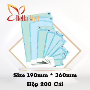 Túi hấp tiệt trùng dụng cụ tự dán dạng hộp 200 cái