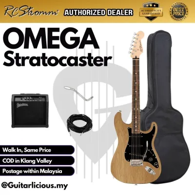 Stratocaster (MONOCHROME Color) Electric Guitar Tremolo (SSS) Single Coil Pick Up ( RCStromm Gamma / L-G1 / LG1 / LG-1 )