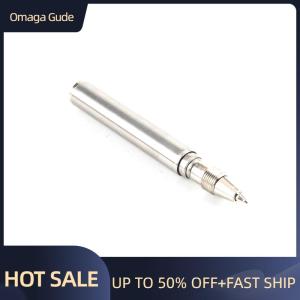 Omaga Portable Telescoping Tool Pen Metal Key Ring Stainless Steel Keychain Gift