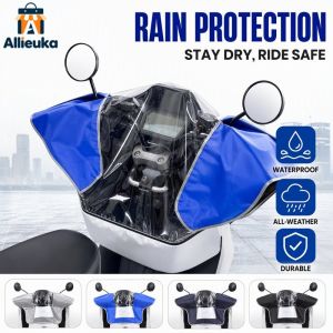 Universal Motorcycle Front Rain Cover Waterproof Dashboard Protector Durable PVC Fabric For E Scooter