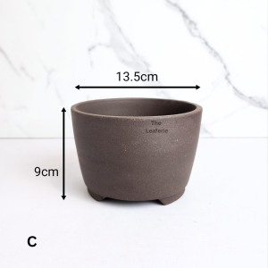 The Leaferie Bonsai Reimi (Series 2) plant pots flowerpot purple Sand flowerpots . flower pot