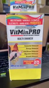 1Box 20g Battlecock Vitminpro Water Soluble Powder All Stages Animals Pet Growth Health Enchancer