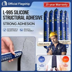 【Crack Fighter 50-Year No Cracking】HFH Strong Waterproof Sealant Adhesive/Caulk/Leak Repair/Climate Resistant/Antioxidant for Home/Building/Plumbing/Roof/Bathroom