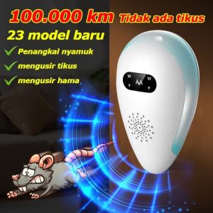 Pengusir tikus elektronik rumah tangga tidak beracunnyamuk pengusir tikus ultrasonik Alat Pengusir Perlindungan dalam ruangan bebas dari hama alat