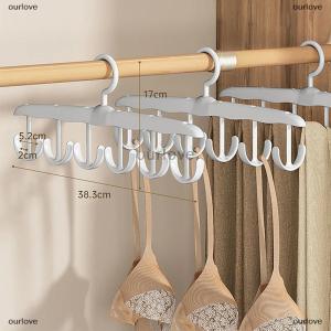 [COD] ourlove 1PC Bra Hanger For Closet360°Rotating Multi-Functional Racks With Hook For Camisole Hat Belt BagSaving Space Vest Storage Rack