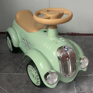 Antique scooter for children fashionable full of lights and music with trunk for storage